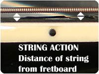 guitar string action